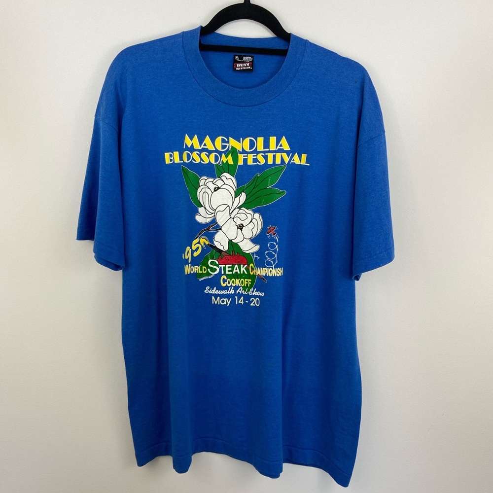 Vintage 1995 Magnolia Blossom Festival t-shirt
